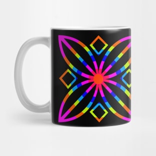 Geometric Flower Mug